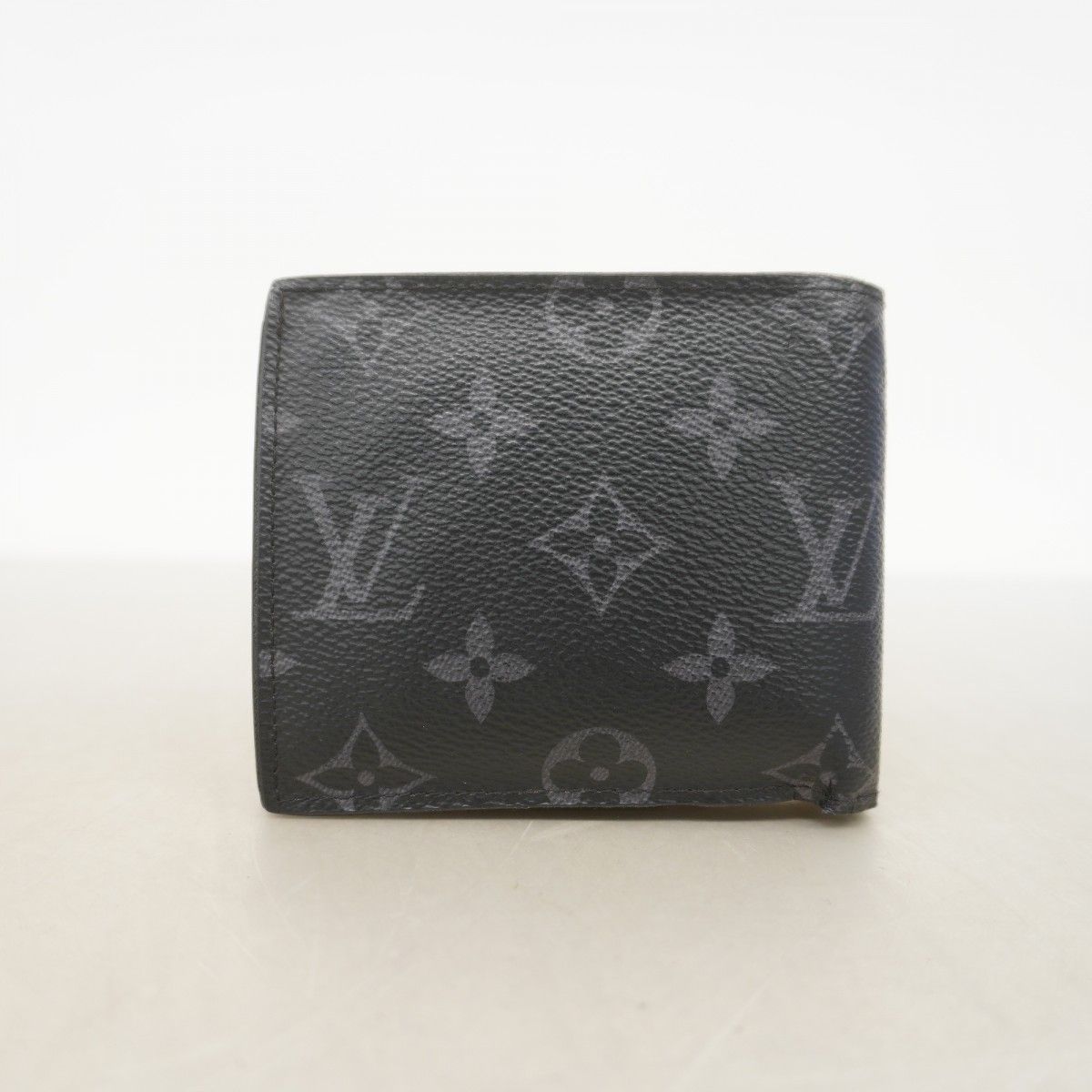 Louis Vuitton Wallet Monogram Eclipse Portefeuille Marco NM Black — view 8
