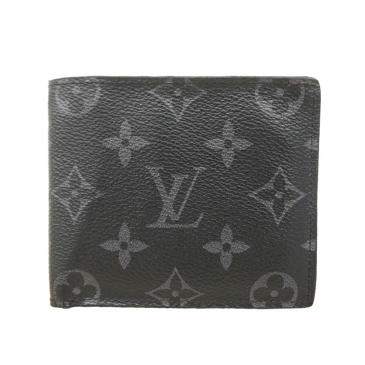 Louis Vuitton Wallet Monogram Eclipse Portefeuille Marco NM Black