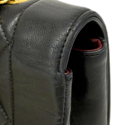 Chanel Shoulder Bag Diana Lambskin Black Gold — view 7