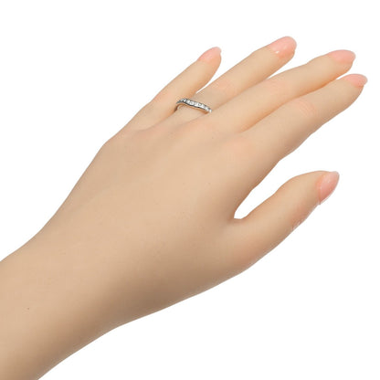 Tiffany & Co Curved Band Platinum Diamond Ring — view 2