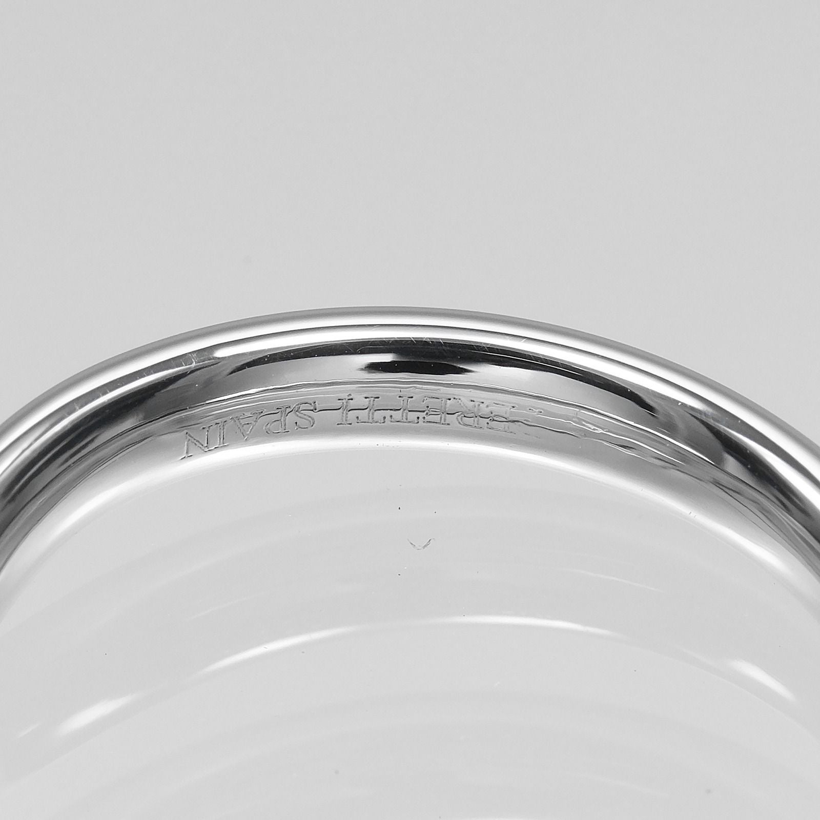 Tiffany & Co Curved Band Platinum Diamond Ring — view 5