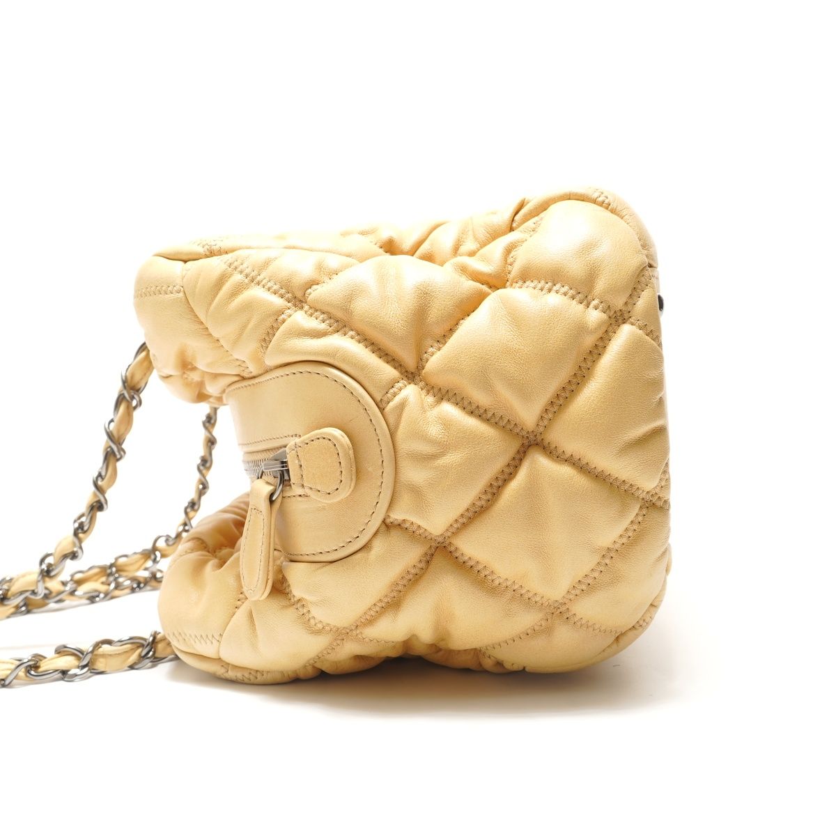Chanel Shoulder Bag Bubble Quilt Chain — view 3