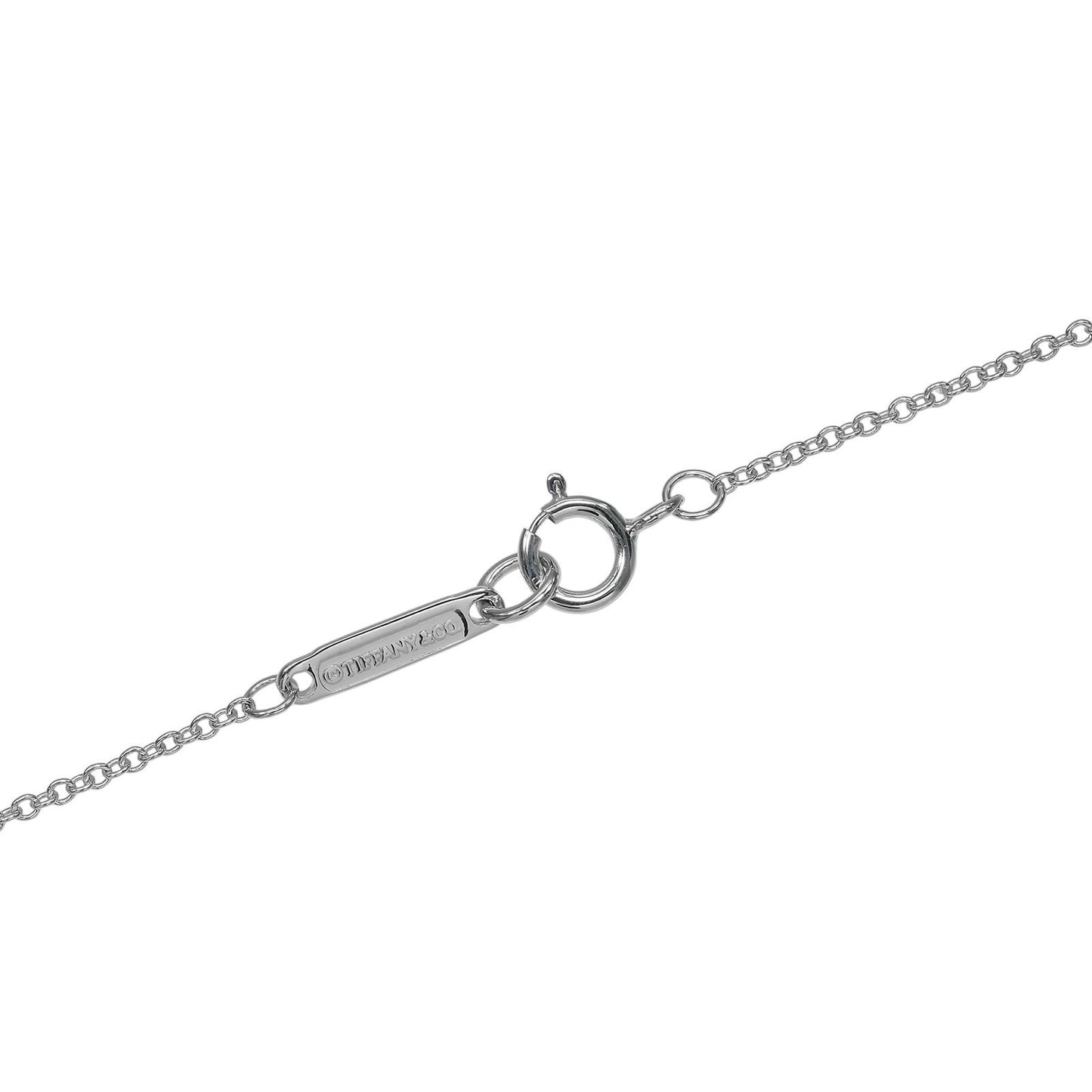 Tiffany & Co Open Atlas White Gold Diamond Necklace — view 6