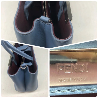 Fendi Handbag Toujour Shoulder Light Blue Travel — view 5