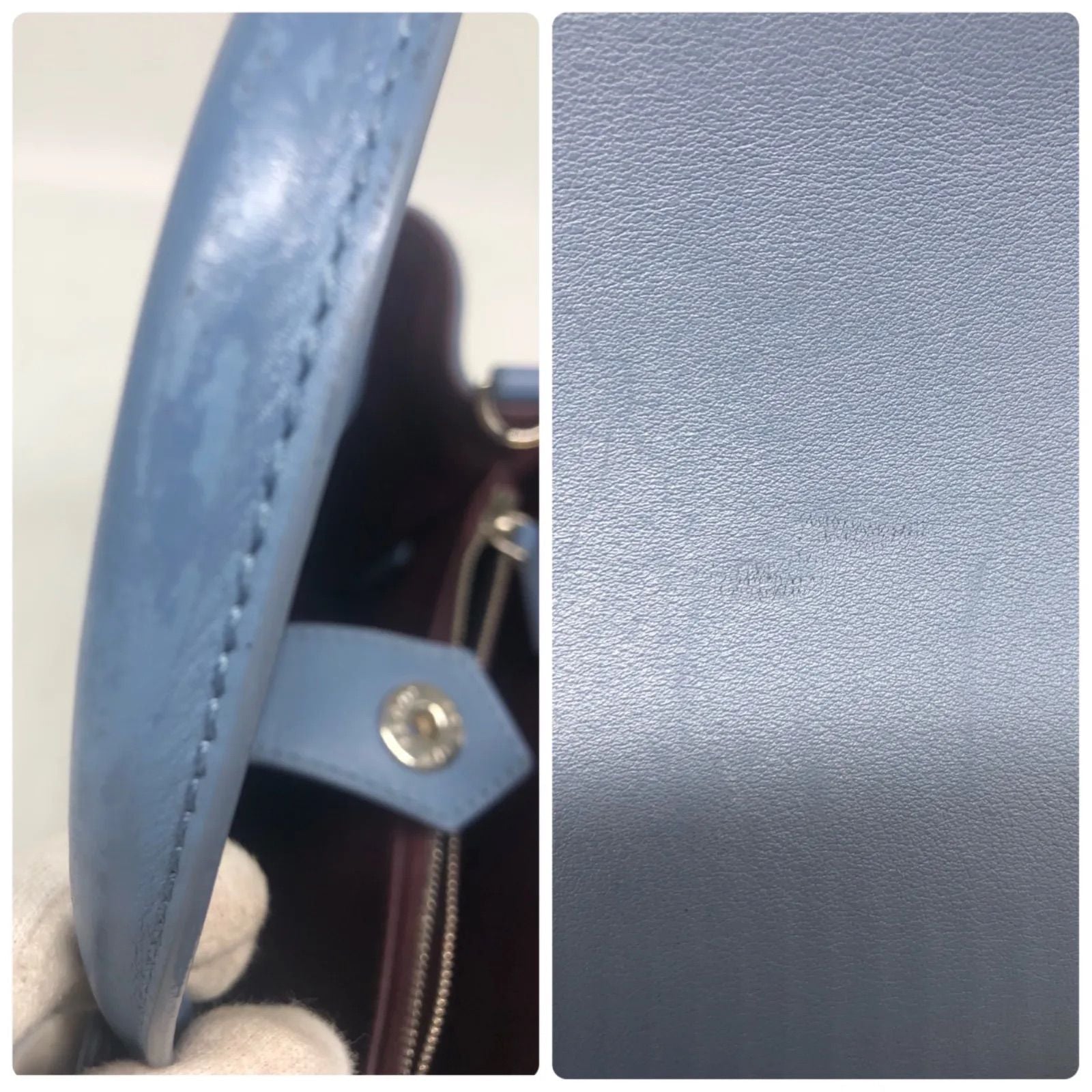 Fendi Handbag Toujour Shoulder Light Blue Travel — view 8