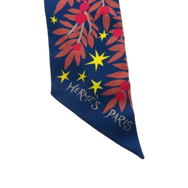 Hermes Twilly Scarf Blue — view 4