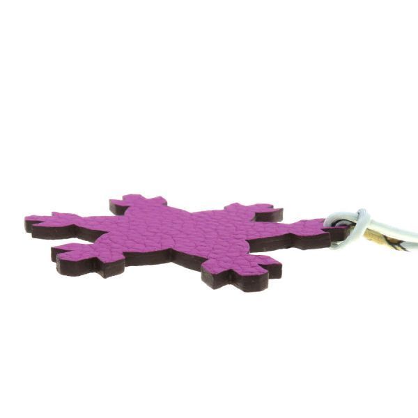 Hermes Petit Ash Charm Snowflake Keychain — view 3