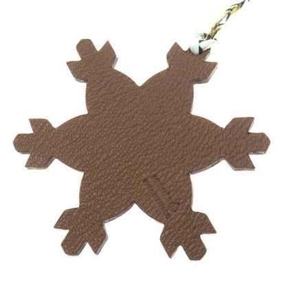 Hermes Petit Ash Charm Snowflake Keychain — view 4
