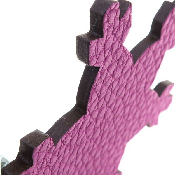 Hermes Petit Ash Charm Snowflake Keychain — view 7