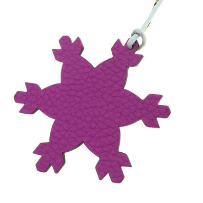 Hermes Petit Ash Charm Snowflake Keychain — view 2