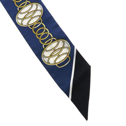 Hermes Twilly Scarf Blue — view 5