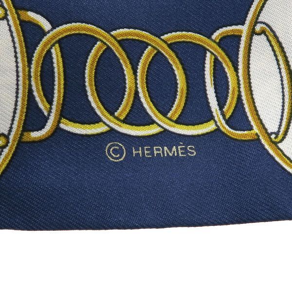 Hermes Twilly Scarf Blue — view 7