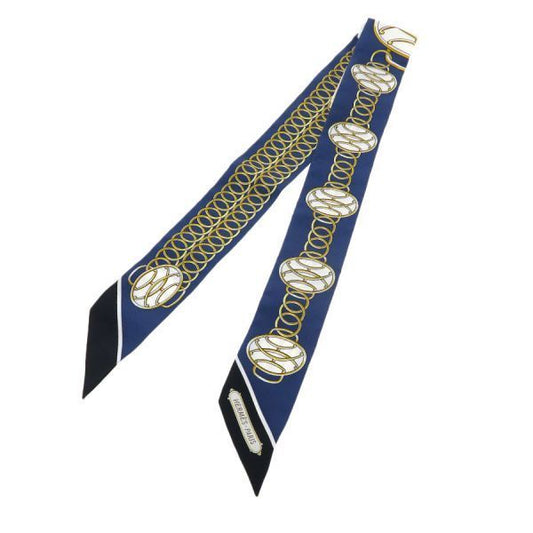 Hermes Twilly Scarf Blue