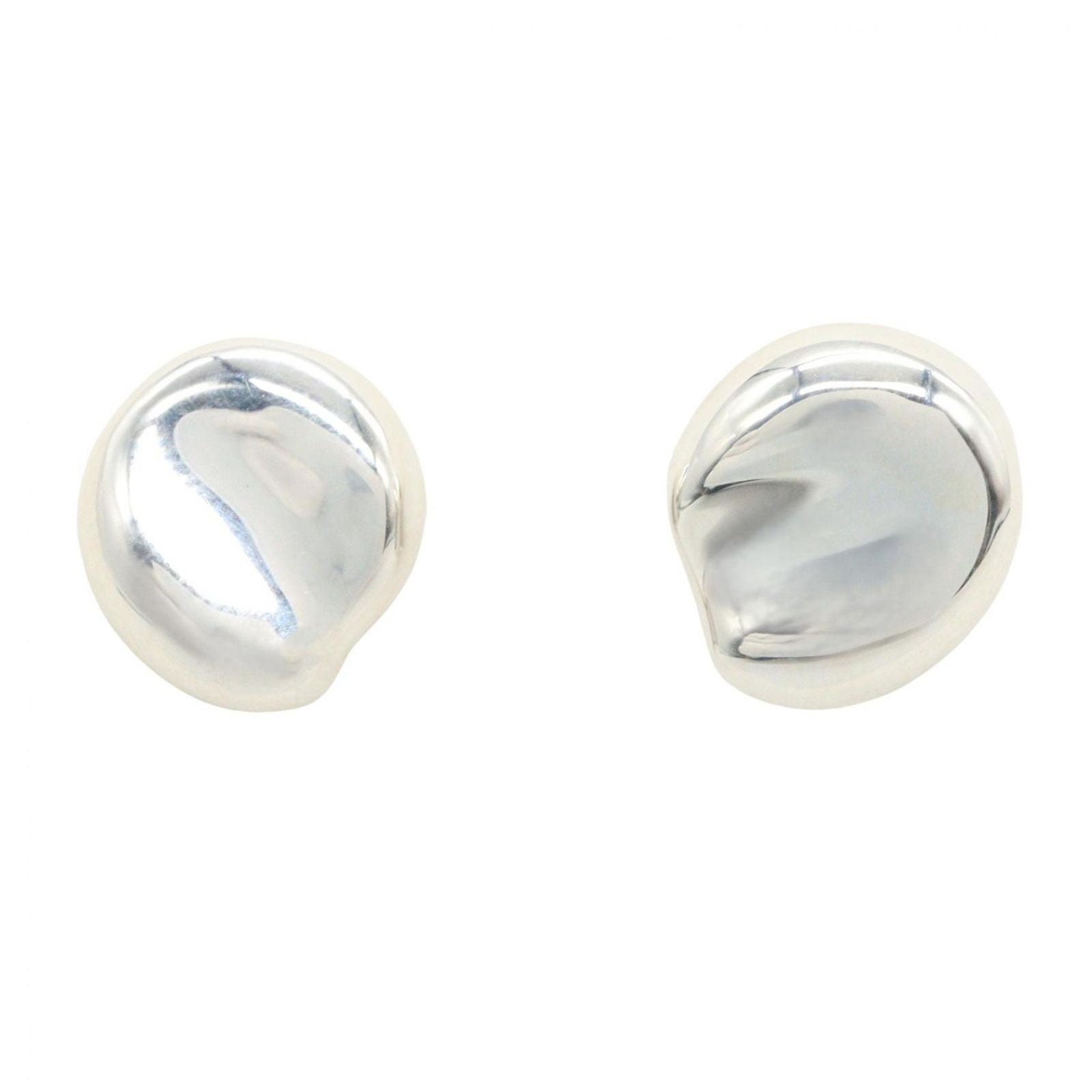 Tiffany & Co Earrings Nugget 925 Sterling Silver