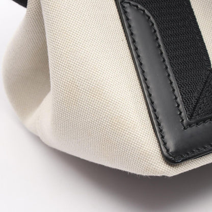 Balenciaga Tote Navy Cabas S Natural Black Canvas Leather — view 5