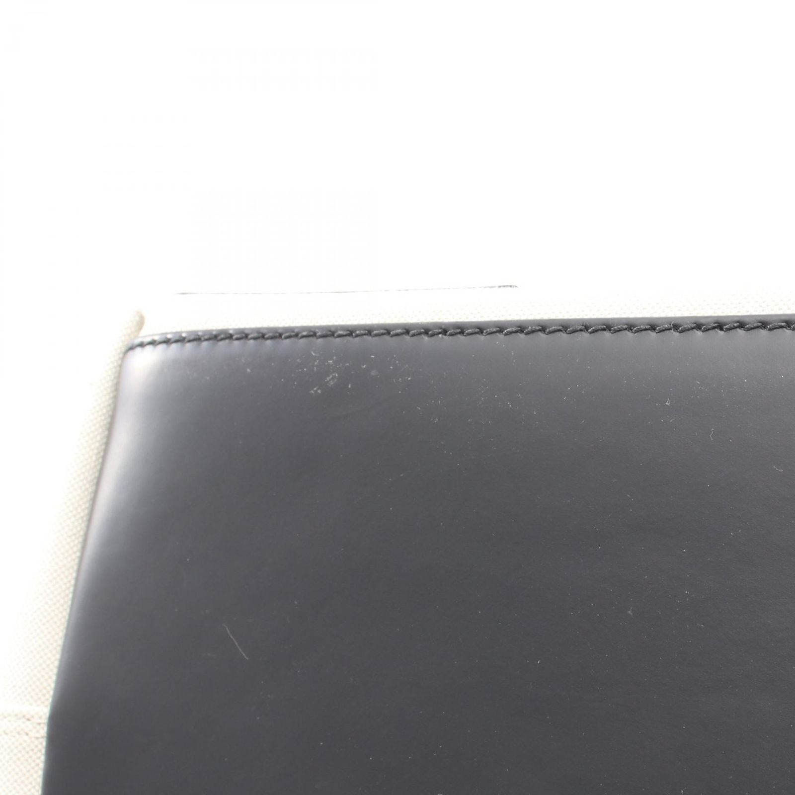 Balenciaga Tote Navy Cabas S Natural Black Canvas Leather — view 8