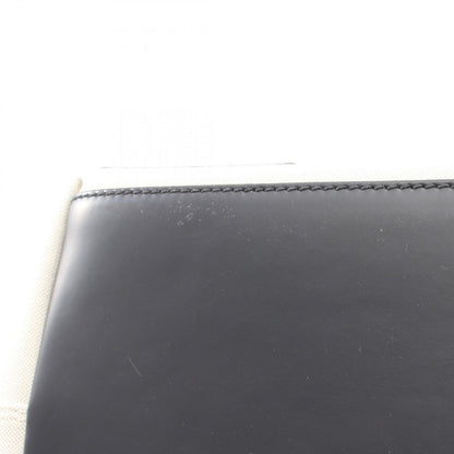 Balenciaga Tote Navy Cabas S Natural Black Canvas Leather — view 8