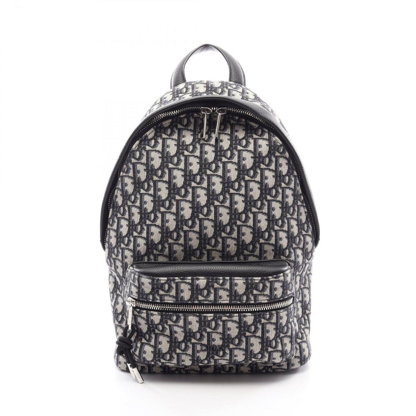 Dior Backpack Rider Blue Jacquard Kids Navy Canvas Leather
