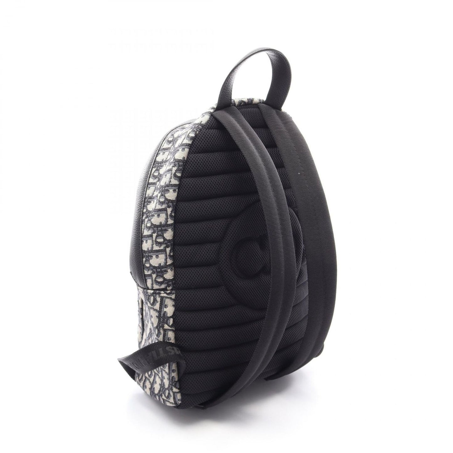Dior Backpack Rider Blue Jacquard Kids Navy Canvas Leather — view 2