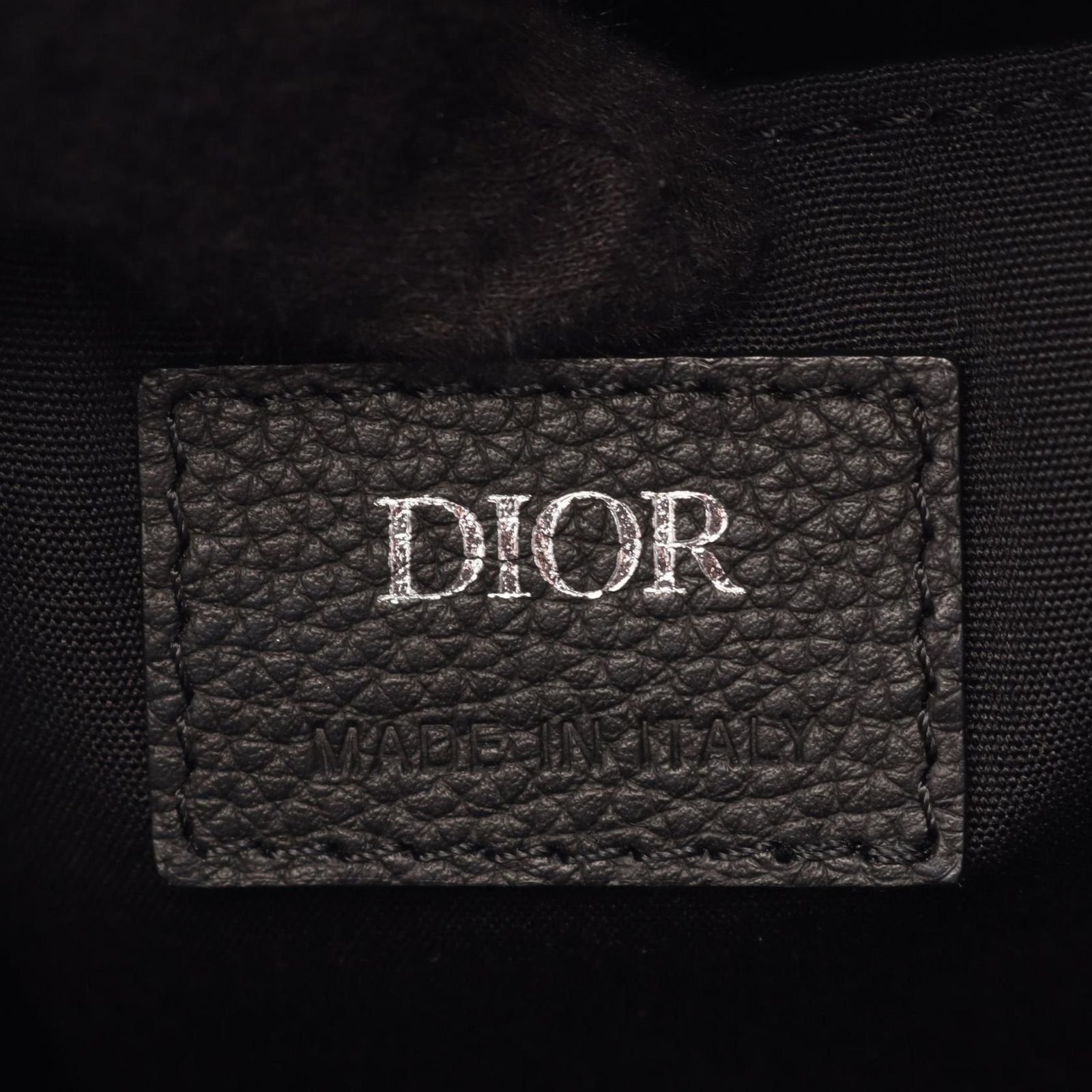 Dior Backpack Rider Blue Jacquard Kids Navy Canvas Leather — view 4