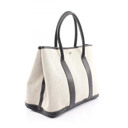Hermes Tote Garden Party PM Ecru Black — view 2