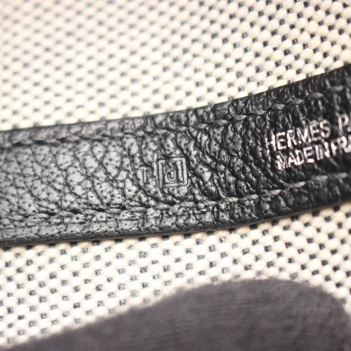 Hermes Tote Garden Party PM Ecru Black — view 5