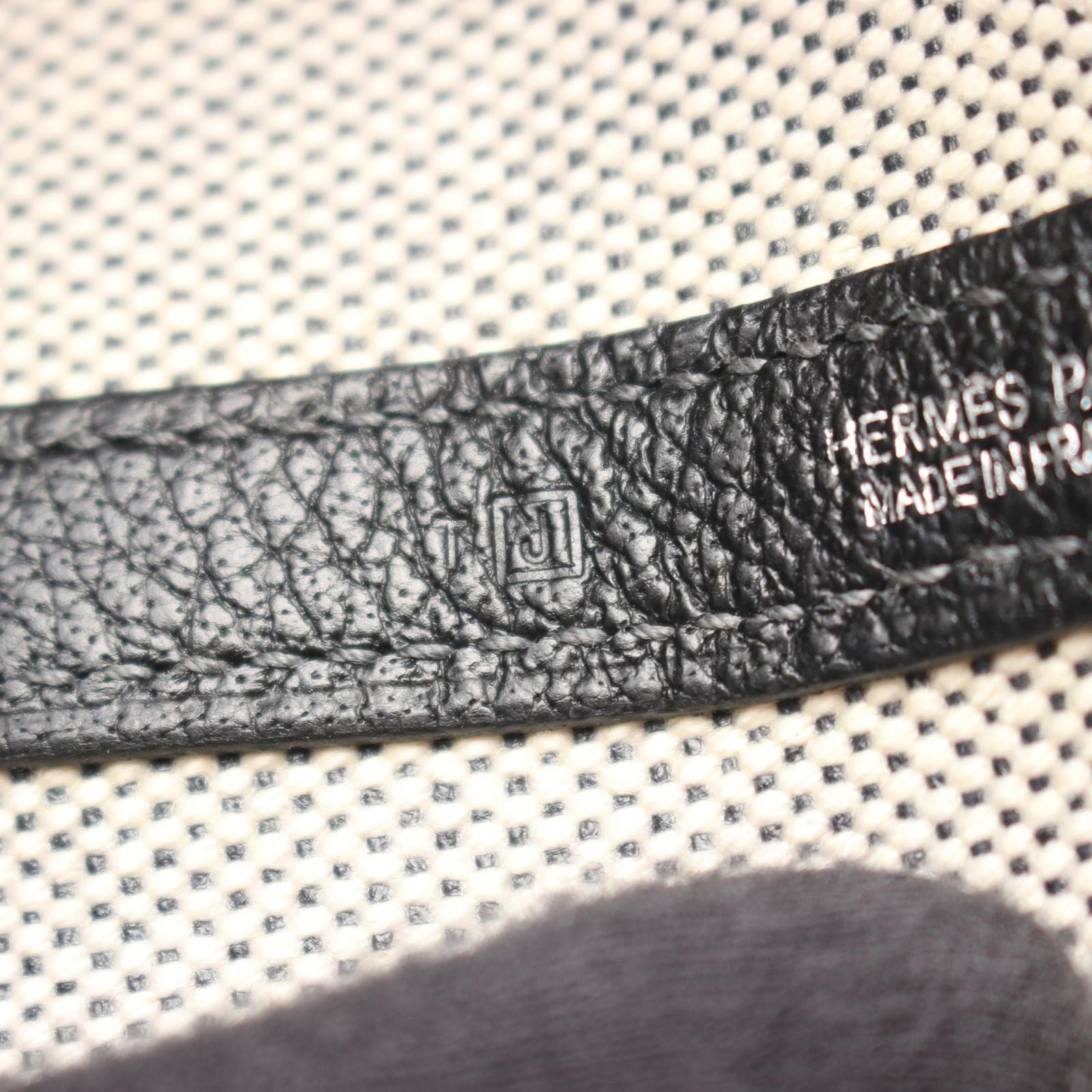 Hermes Tote Garden Party PM Ecru Black — view 5