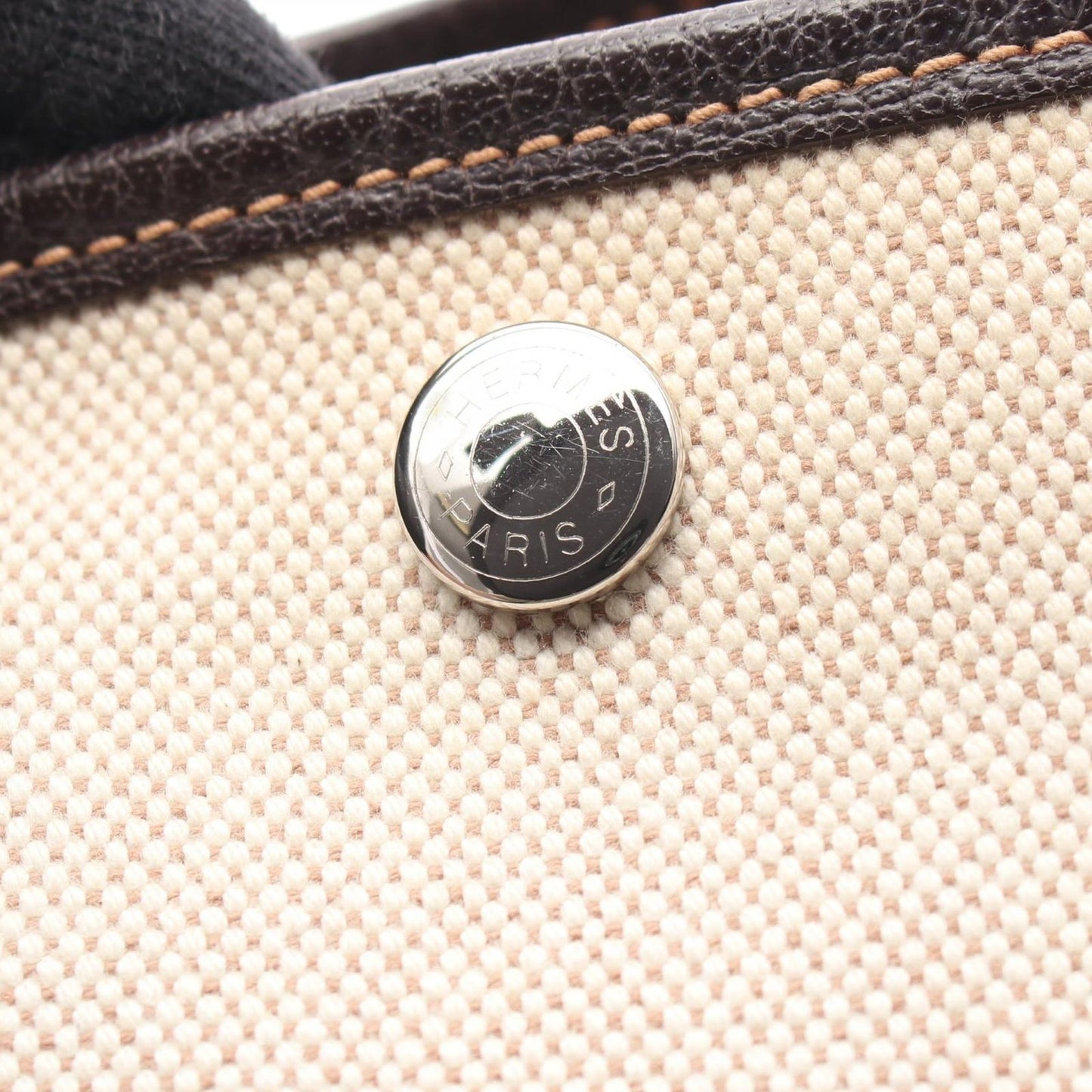 Hermes Tote Garden Party PM Ecru Ebene — view 8