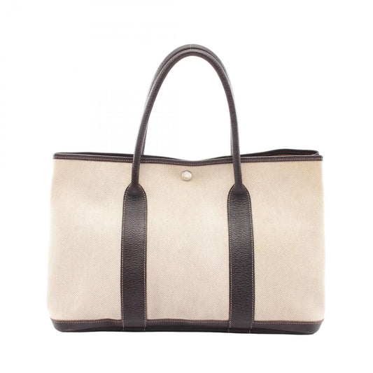 Hermes Tote Garden Party PM Ecru Ebene