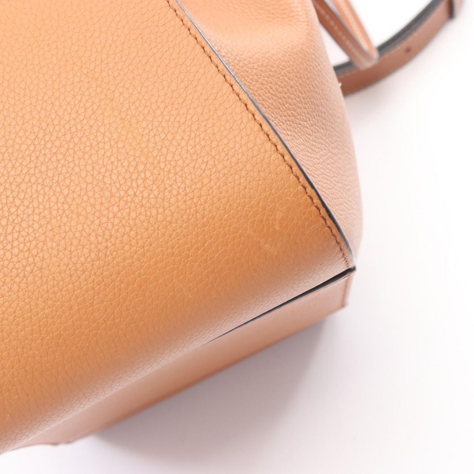 Loewe Handbag Hammock Drawstring Bag Small 2-Way 314.12 Brown Leather — view 7
