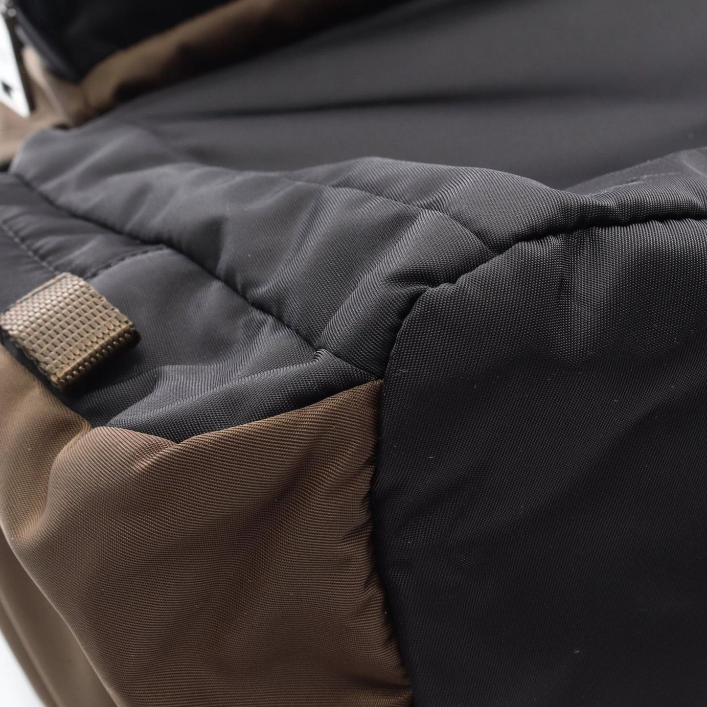 Prada Shoulder Bag Re-Nylon Black Burnt Nylon — view 5