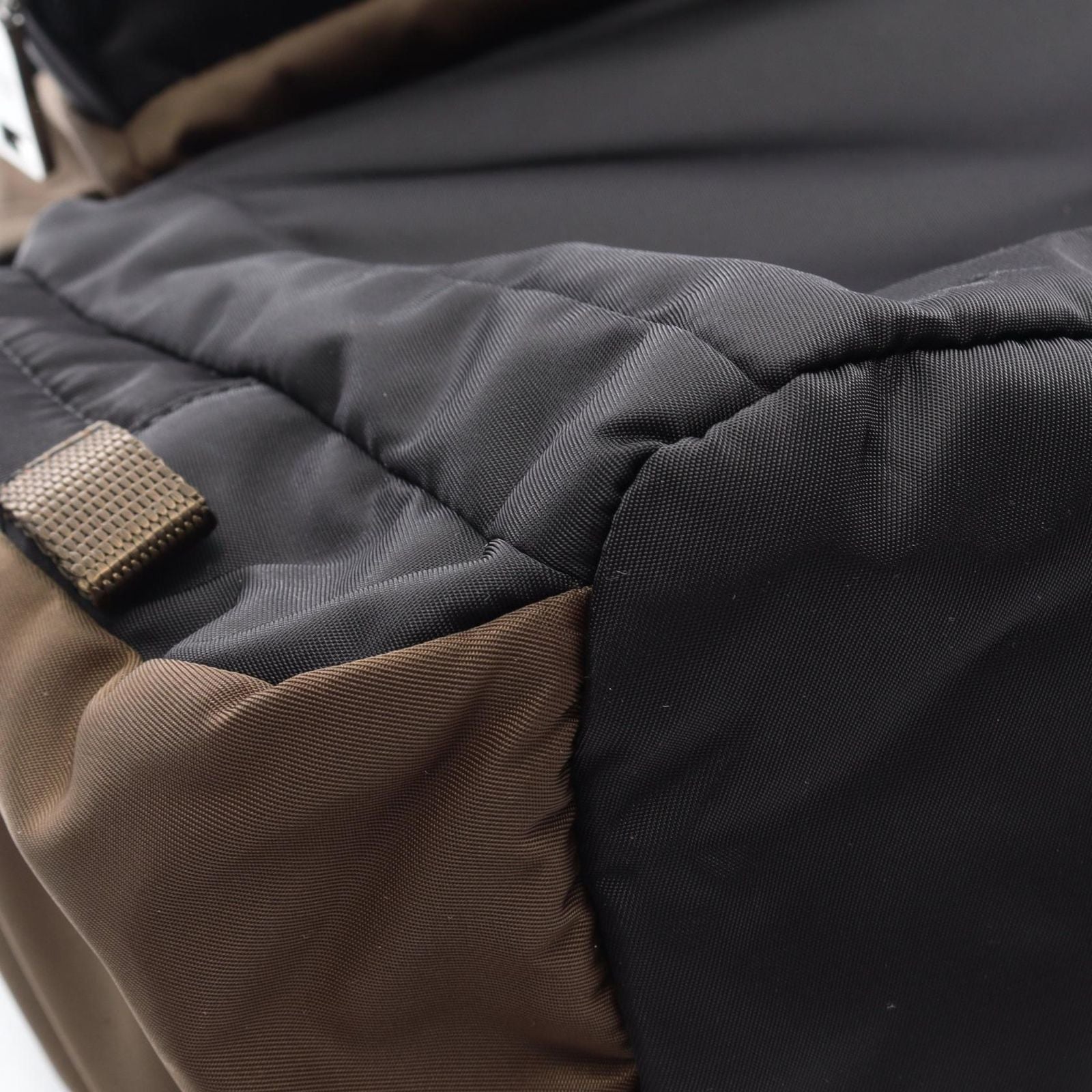 Prada Shoulder Bag Re-Nylon Black Burnt Nylon — view 5