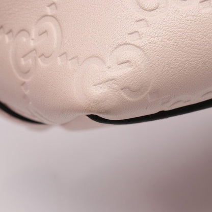 Gucci Tote GG Emblem Guccissima Light Pink Leather — view 6