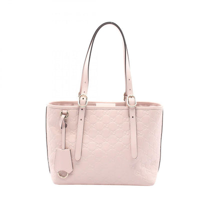 Gucci Tote GG Emblem Guccissima Light Pink Leather