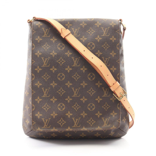 Louis Vuitton Shoulder Bag Musette Monogram Canvas Leather
