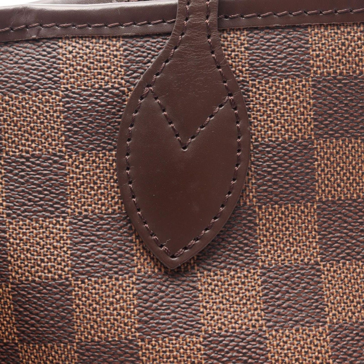 Louis Vuitton Tote Neverfull PM Damier Ebene Canvas Leather — view 7