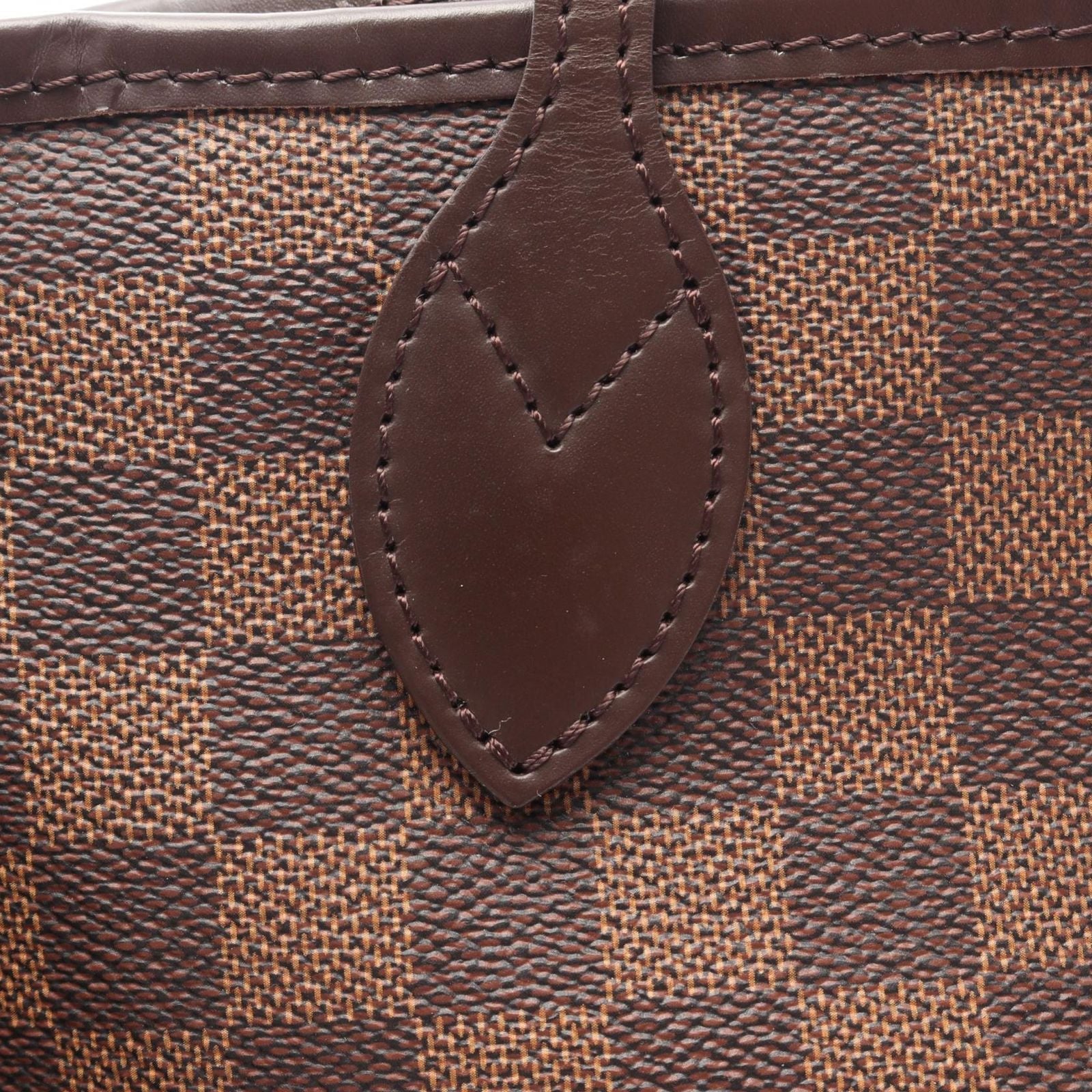 Louis Vuitton Tote Neverfull PM Damier Ebene Canvas Leather — view 7