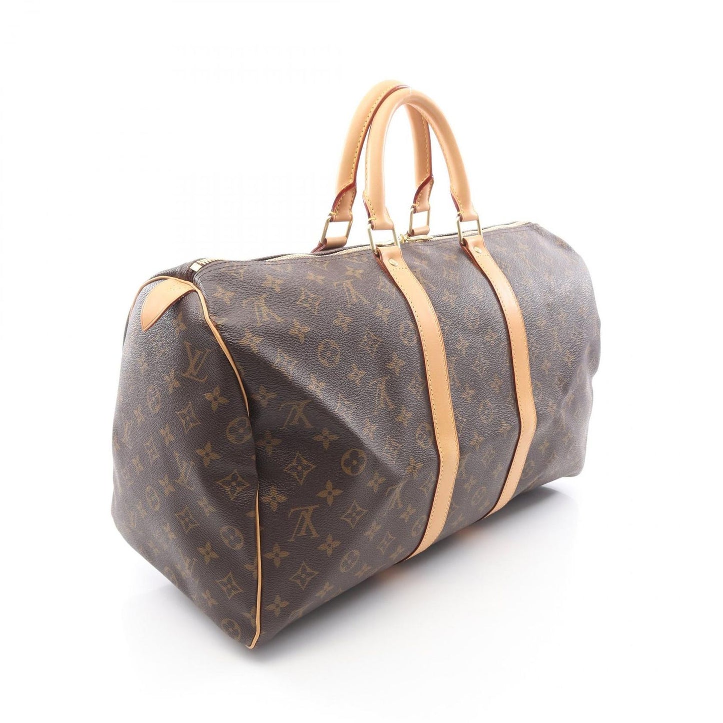 Louis Vuitton Boston Bag Keepall 45 Monogram Canvas Leather — view 2