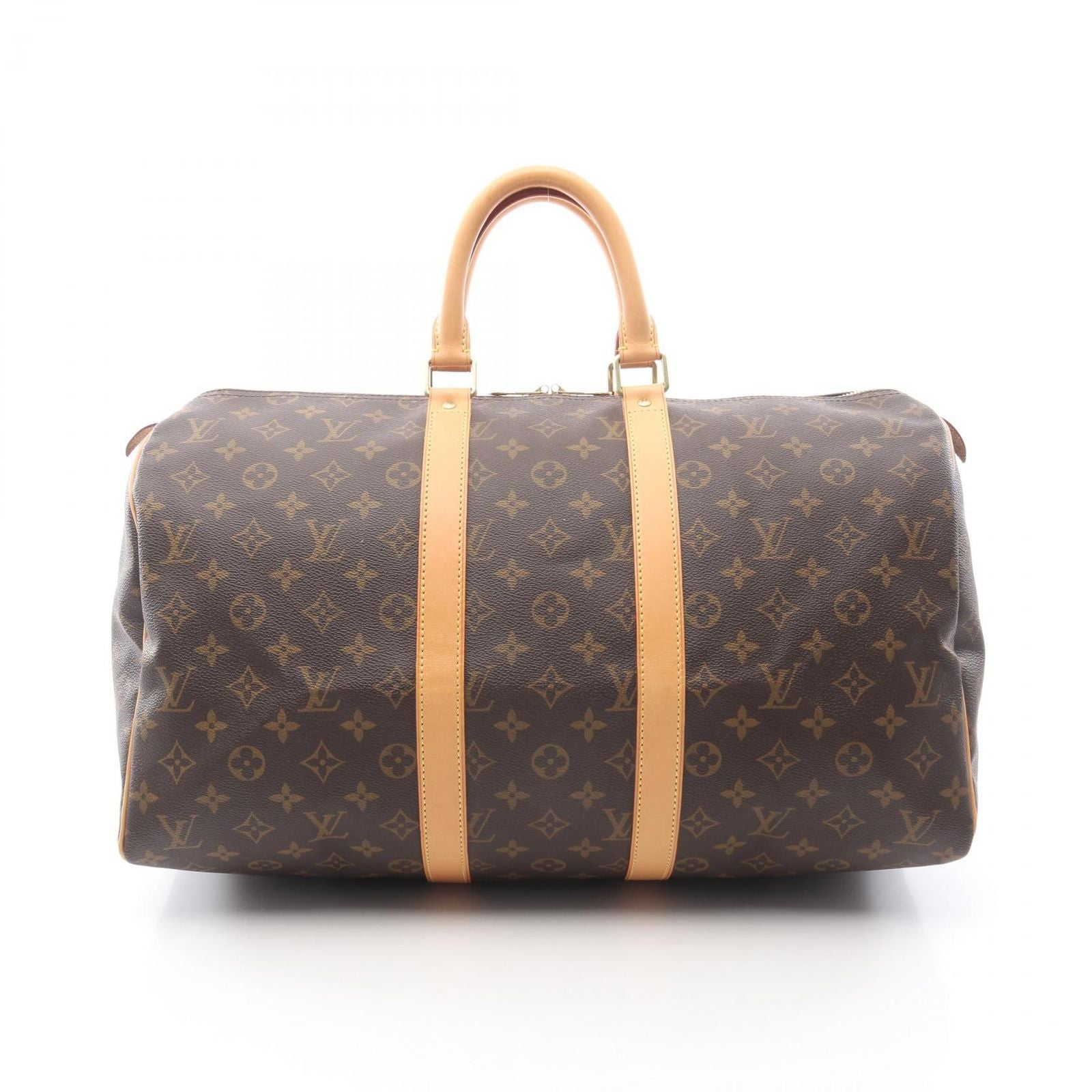 Louis Vuitton Boston Bag Keepall 45 Monogram Canvas Leather