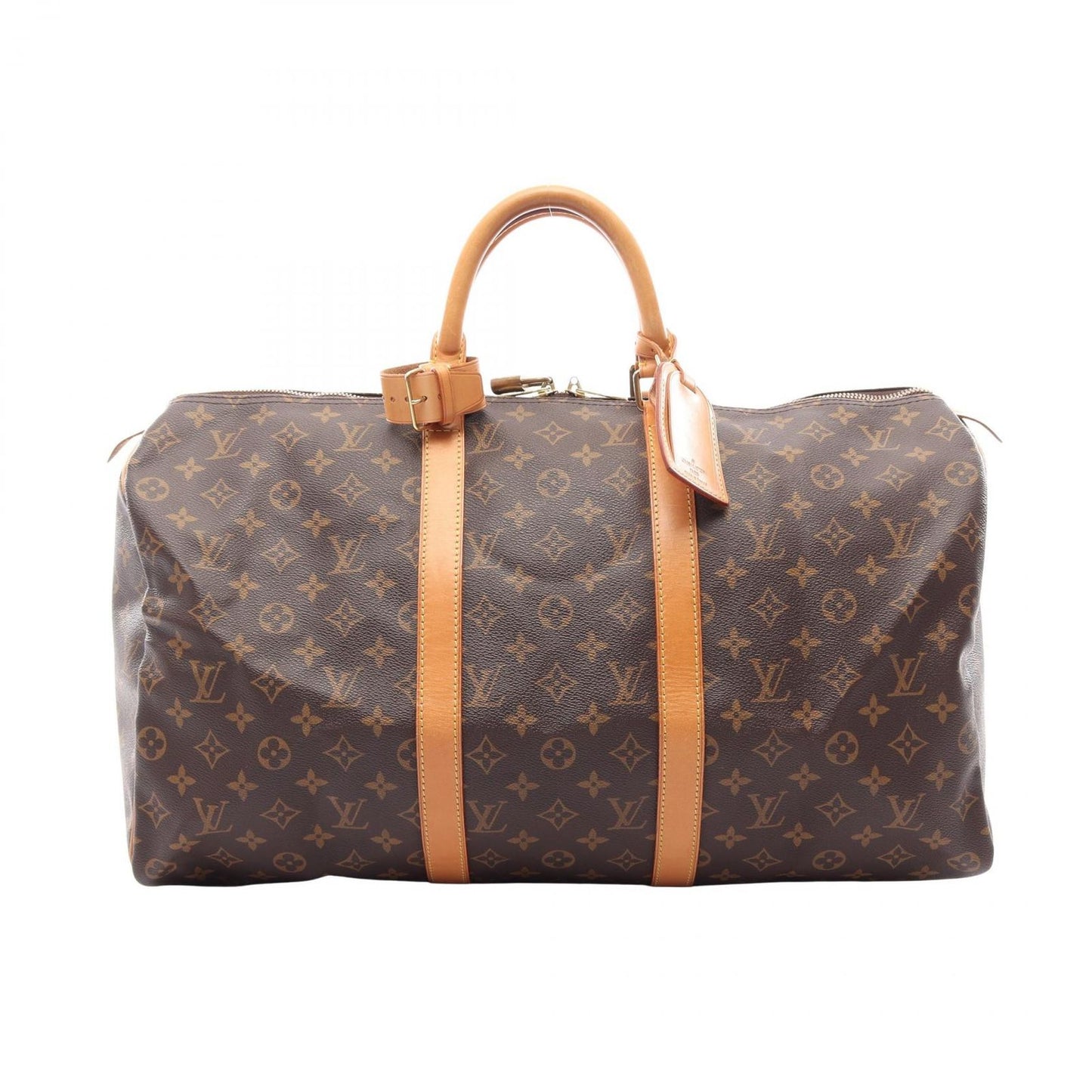 Louis Vuitton Boston Bag Keepall 50 Canvas Leather