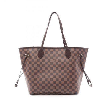 Louis Vuitton Tote Neverfull MM Damier Ebene Canvas Leather
