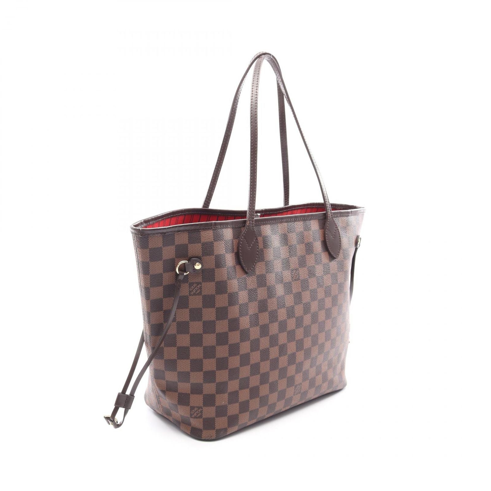 Louis Vuitton Tote Neverfull MM Damier Ebene Canvas Leather — view 2