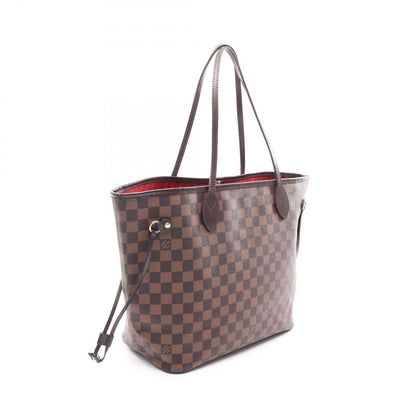 Louis Vuitton Tote Neverfull MM Damier Ebene Canvas Leather — view 2