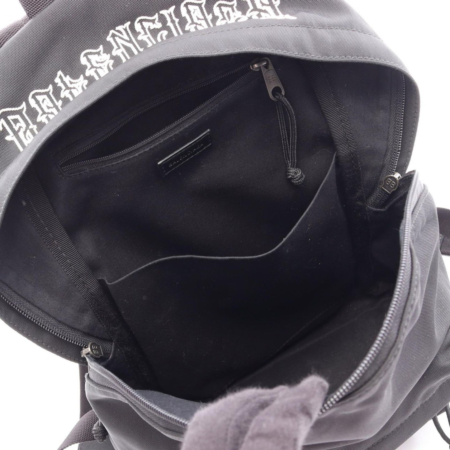 Balenciaga Backpack Tattoo Logo Explorer Black Nylon — view 3