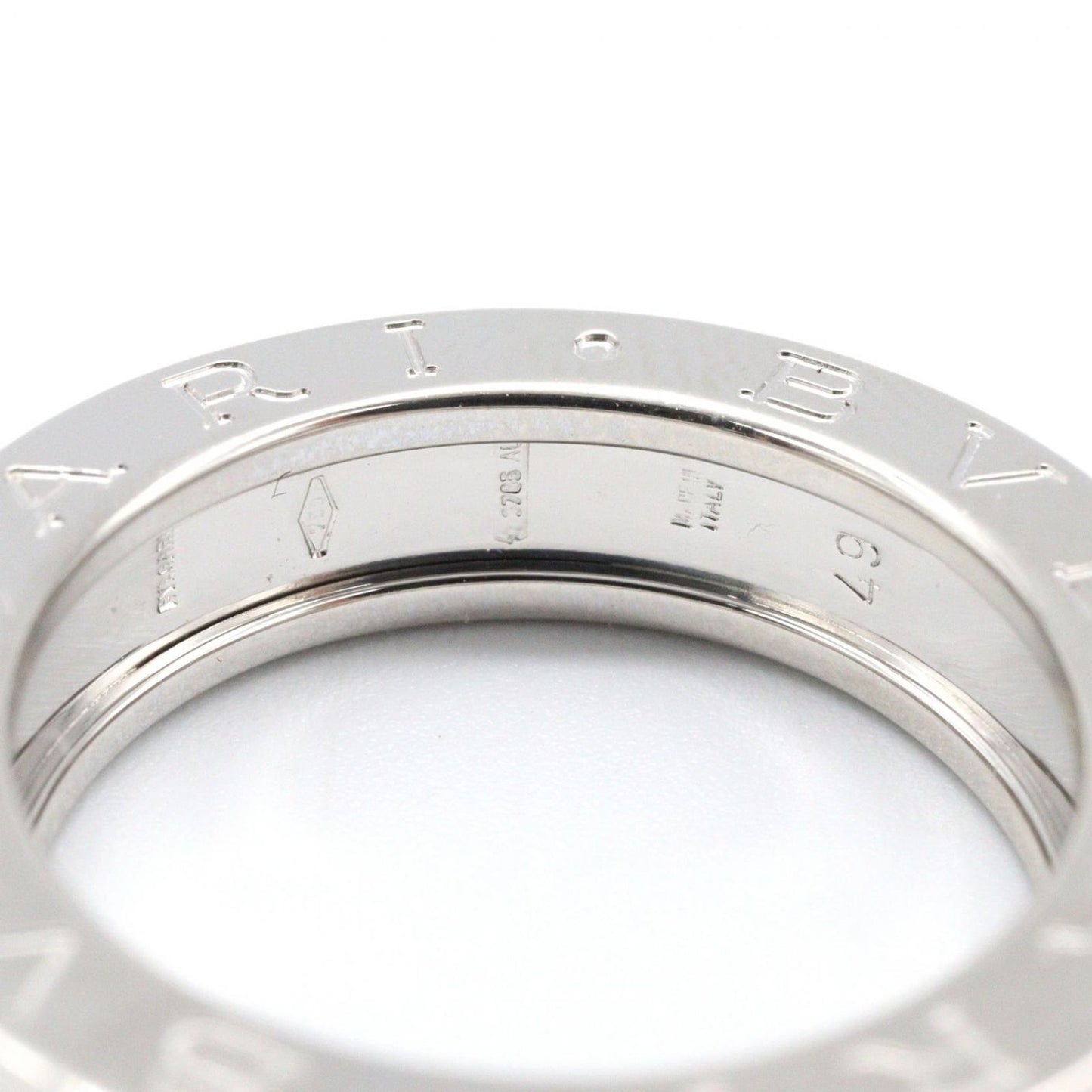 Bvlgari Ring B-zero One Band 18k White Gold — view 4