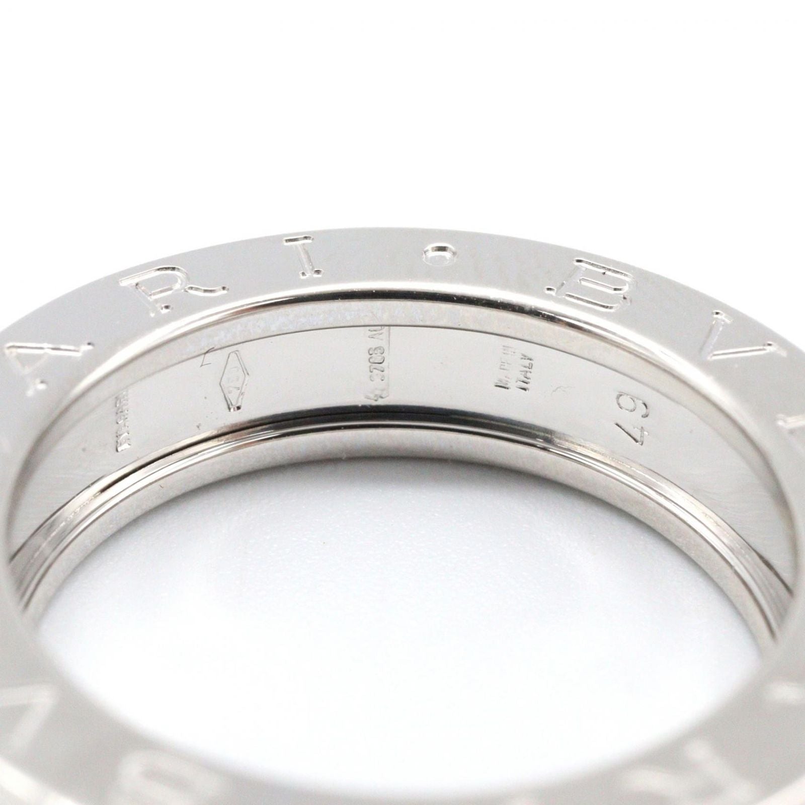 Bvlgari Ring B-zero One Band 18k White Gold — view 4