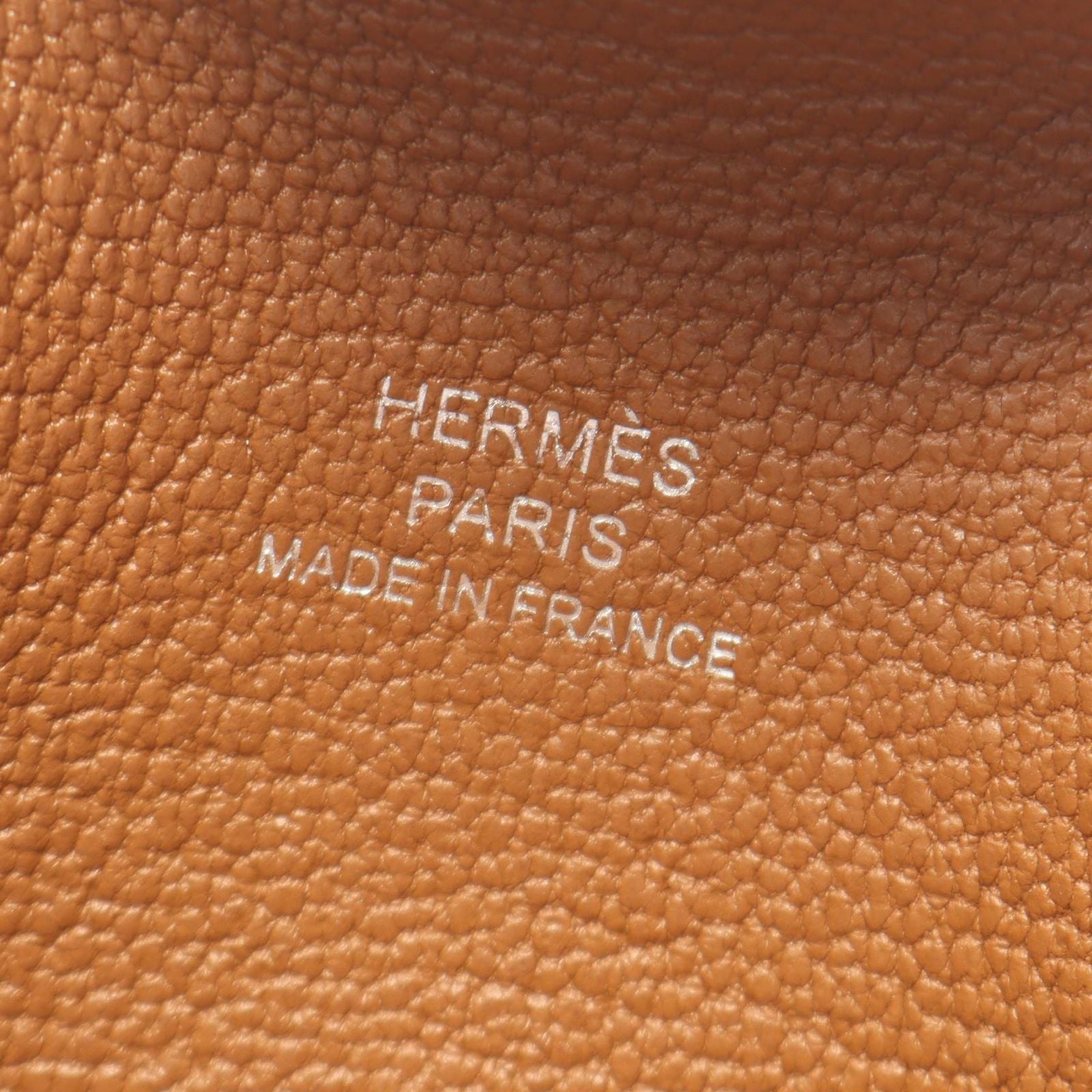 Hermes Card Case Illiade Gold Leather — view 4