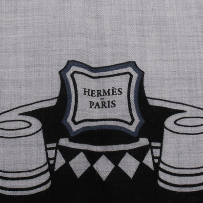 Hermes Scarf Carre Geant 140 les Roues de Phaeton Bandana Silk Juan — view 6