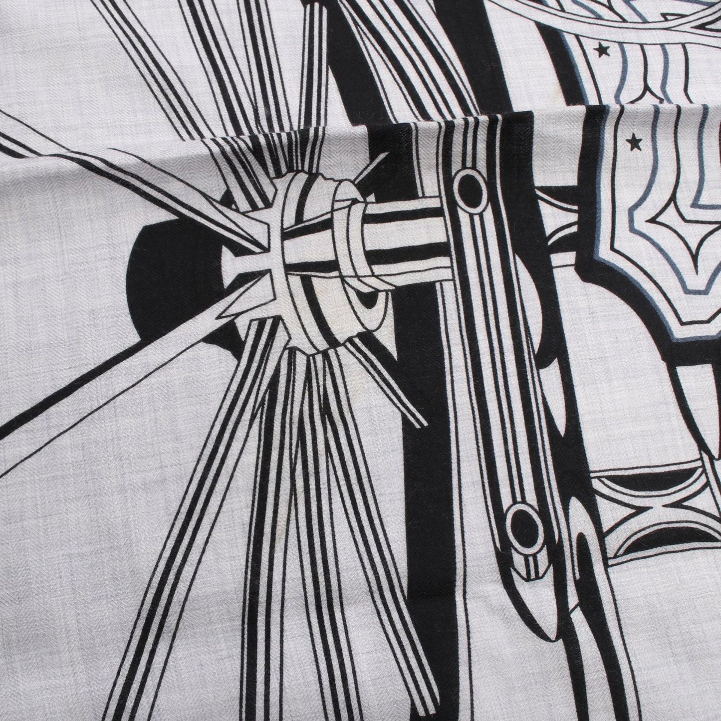 Hermes Scarf Carre Geant 140 les Roues de Phaeton Bandana Silk Juan — view 7