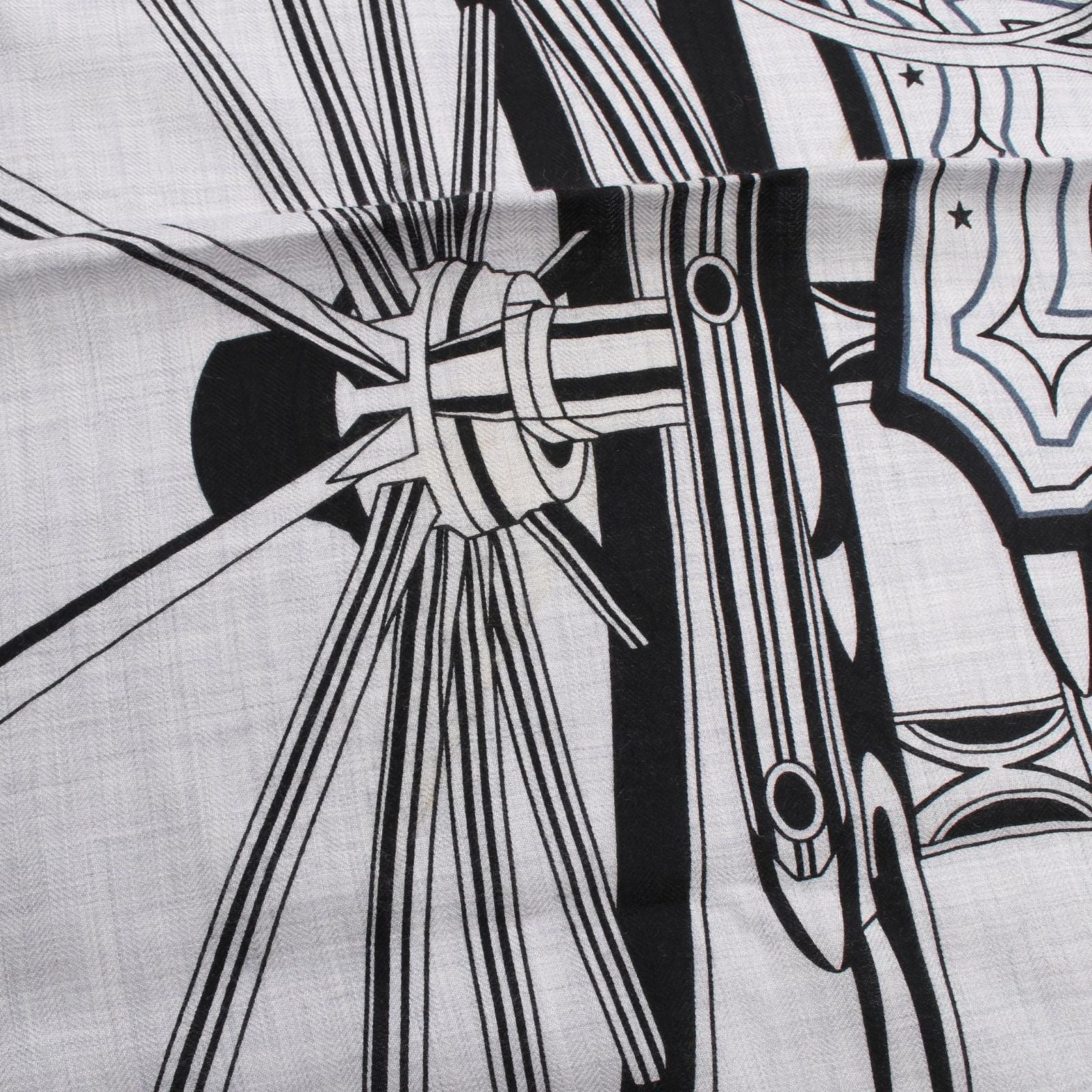 Hermes Scarf Carre Geant 140 les Roues de Phaeton Bandana Silk Juan — view 7